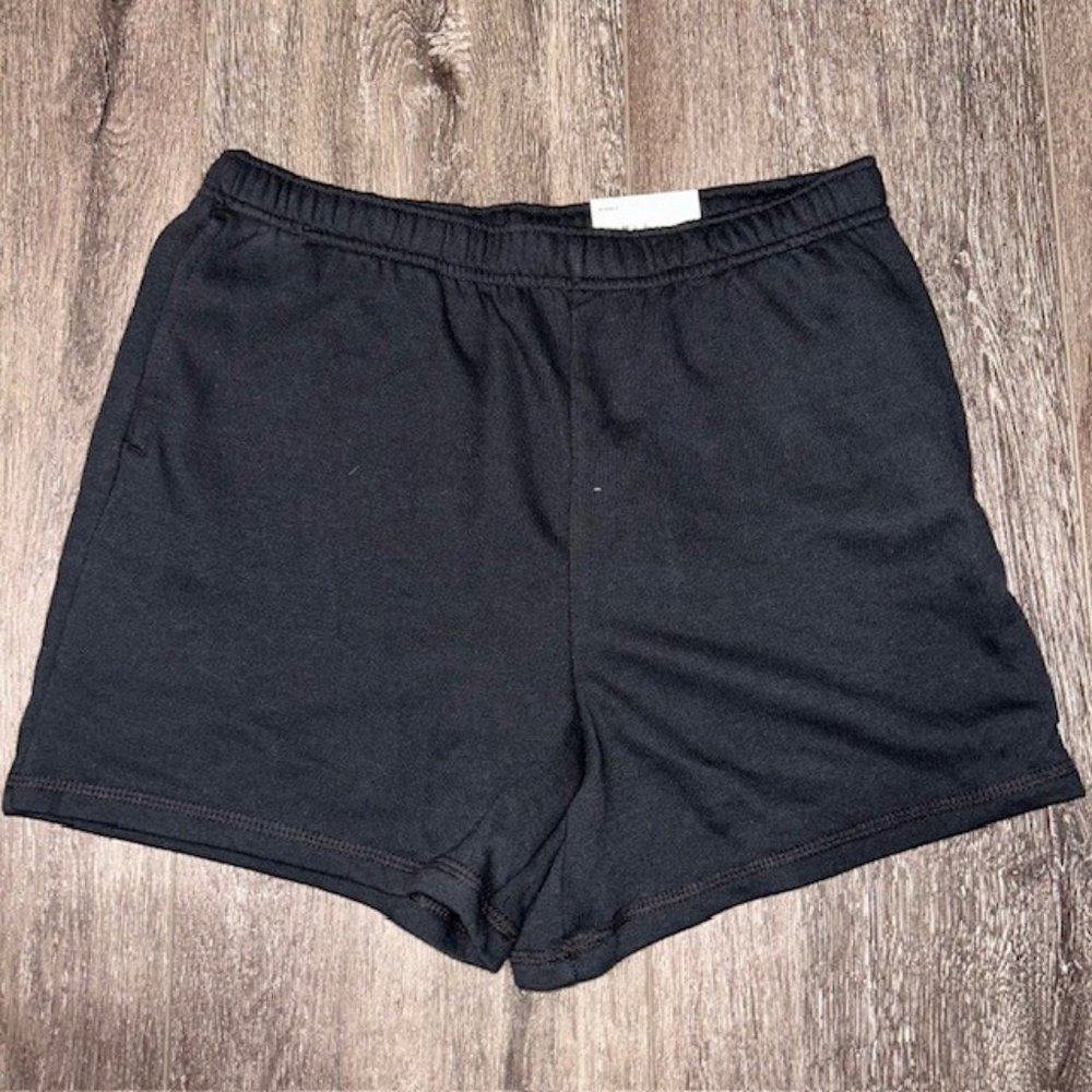 Sonoma Womens Black Elastic Mid-Rise Relaxed Boyfriend Shorts Size XS NEW NWT